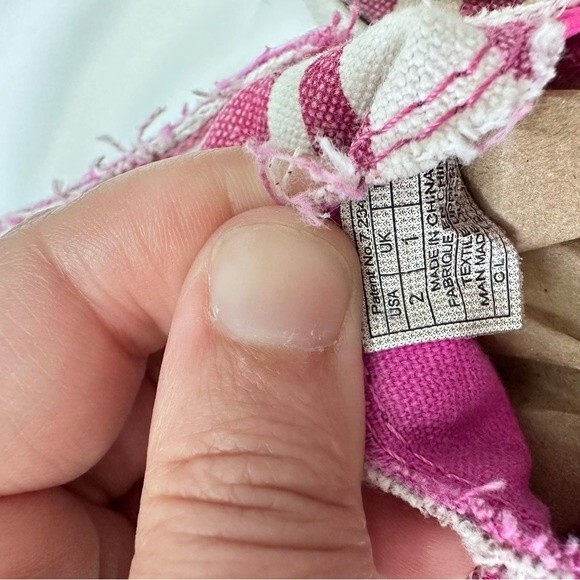 Sanuk pink zebra loafers youth girls 2 washable - Picture 7 of 7